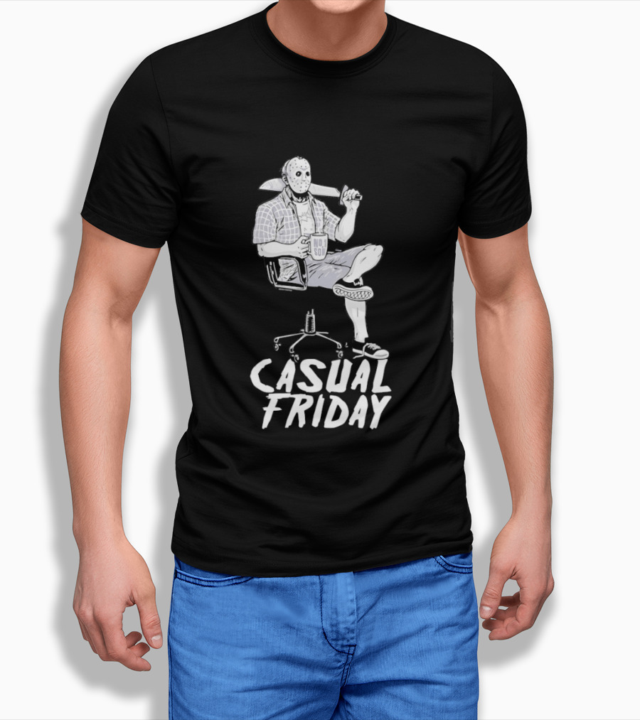 Jason Voorhees No Soi Casual Friday The 13th T-Shirt