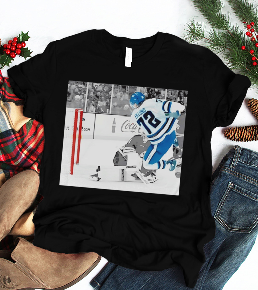 William Eklund 72 Air Eklund Great Goal Hockey T-Shirt