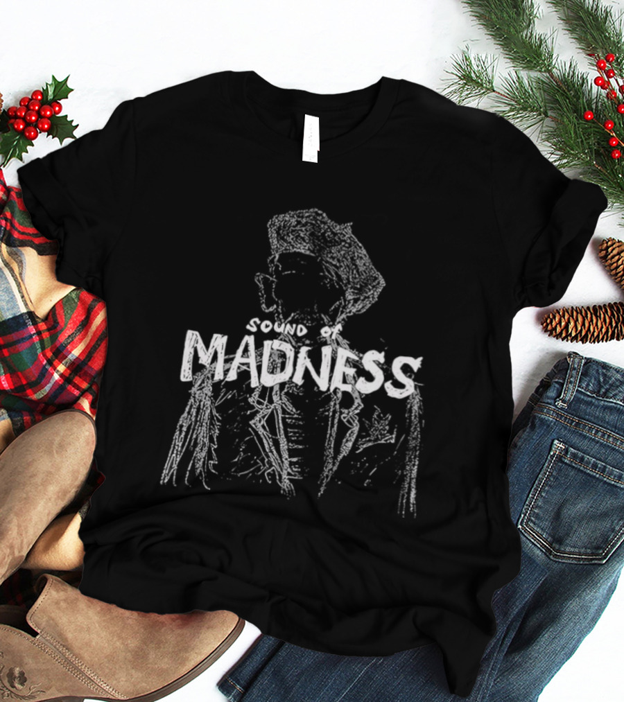 Madness Artistic Line Drawing T-Shirt