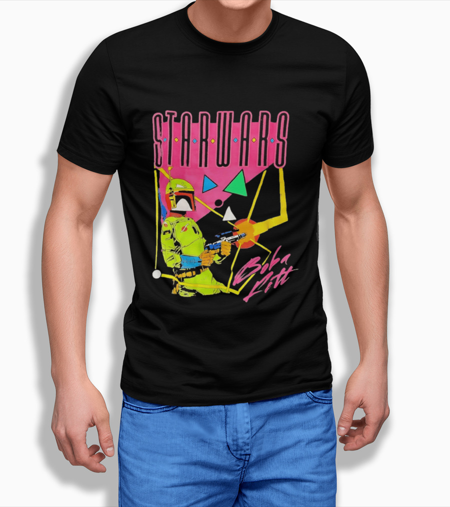 Star Wars Boba Fett Neon T-Shirt