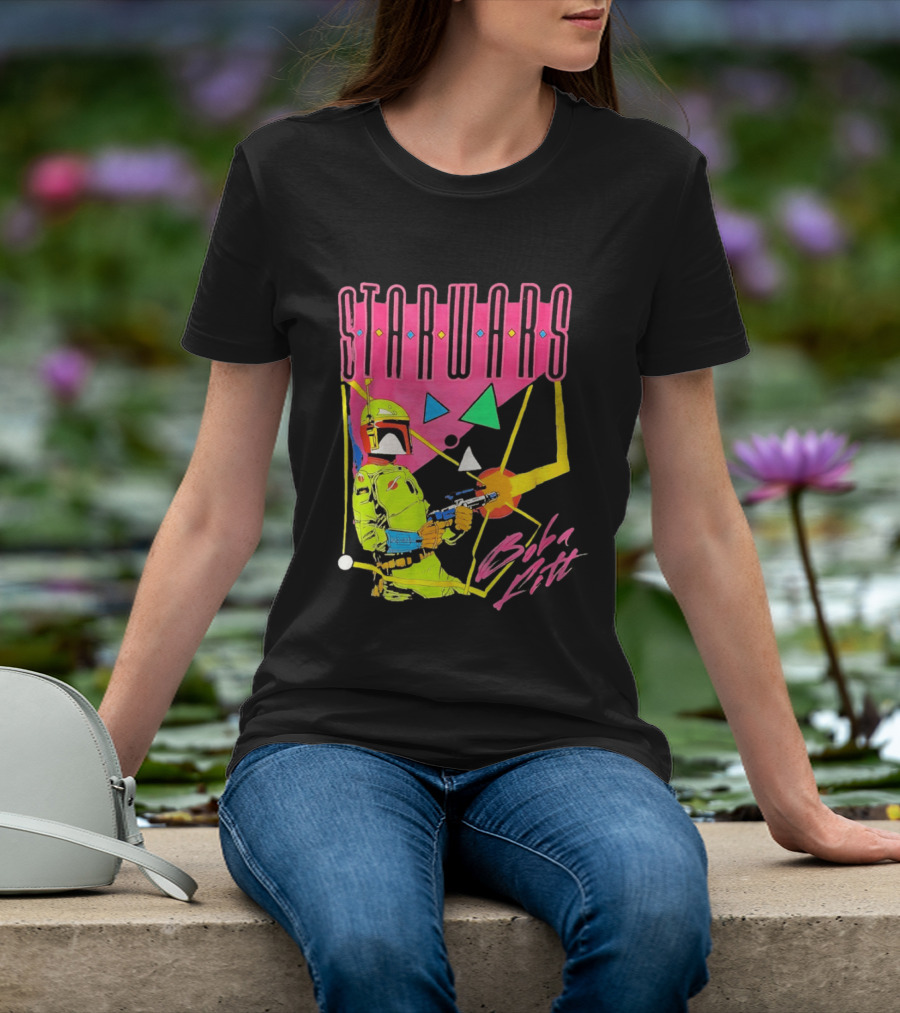 Star Wars Boba Fett Neon T-Shirt