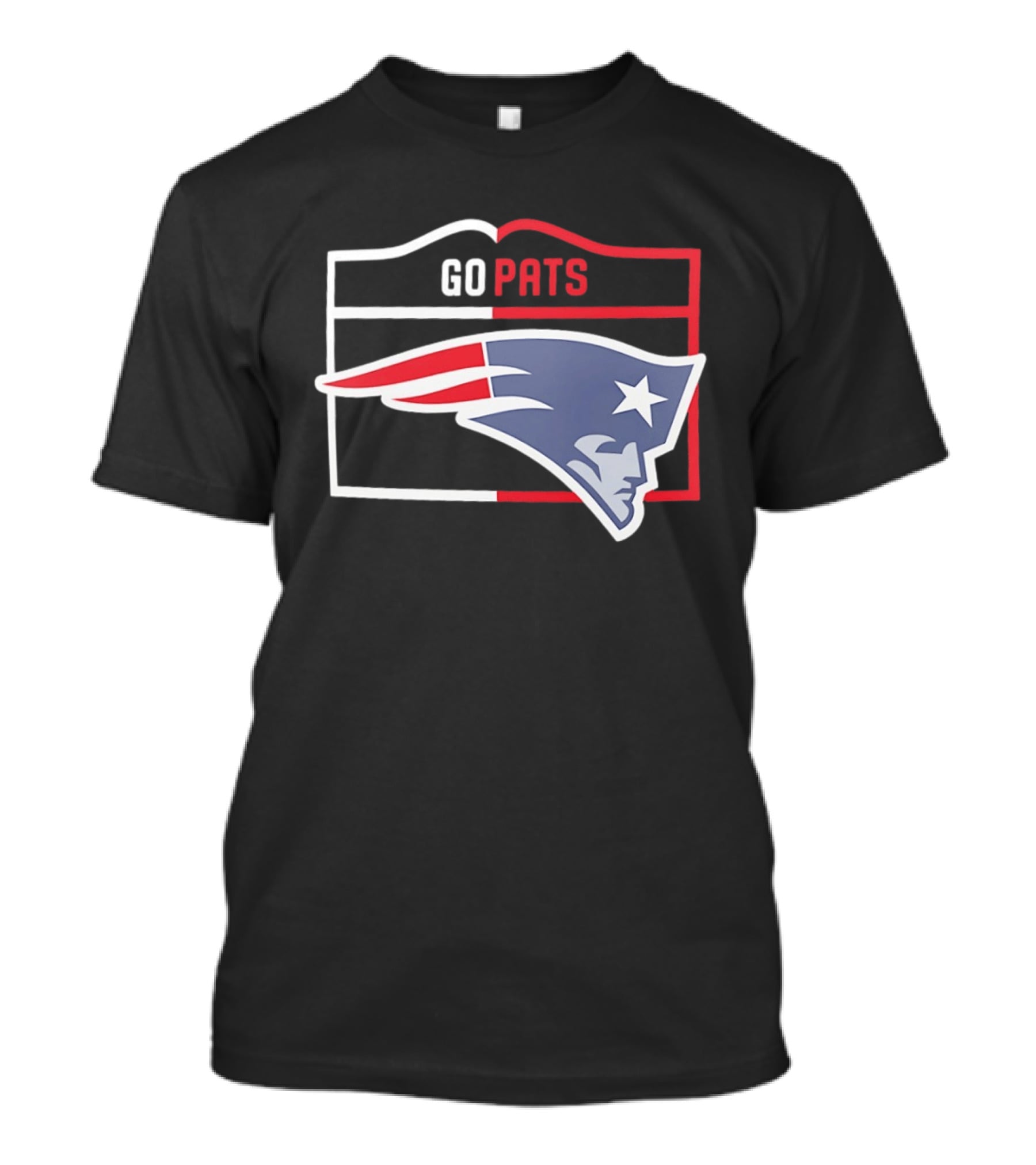 New England Patriots Go Pats Team Spirit T-Shirt