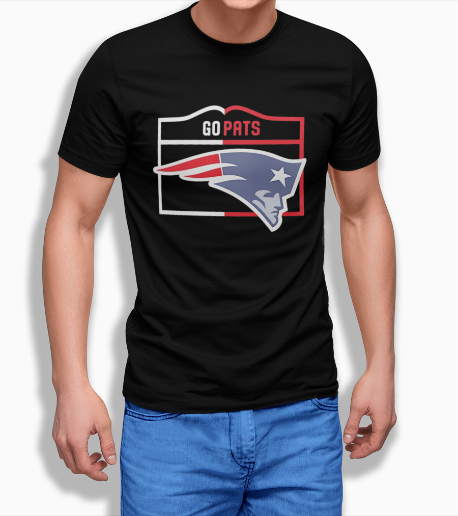 New England Patriots Go Pats Team Spirit T-Shirt