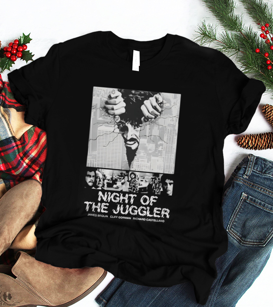 Night Of The Juggler James Brolin Cliff Gorman Richard Castellano Hands Cityscape T-Shirt