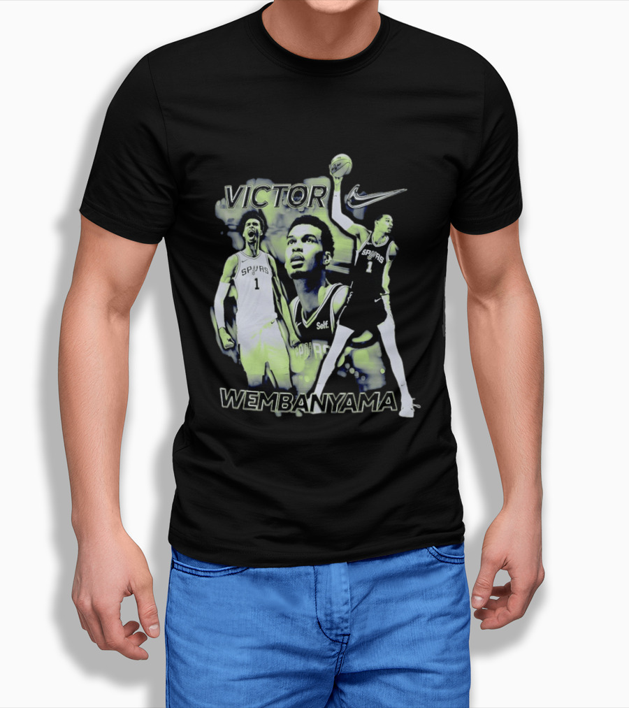 Victor Wembanyama San Antonio Spurs Nike Basketball T-Shirt