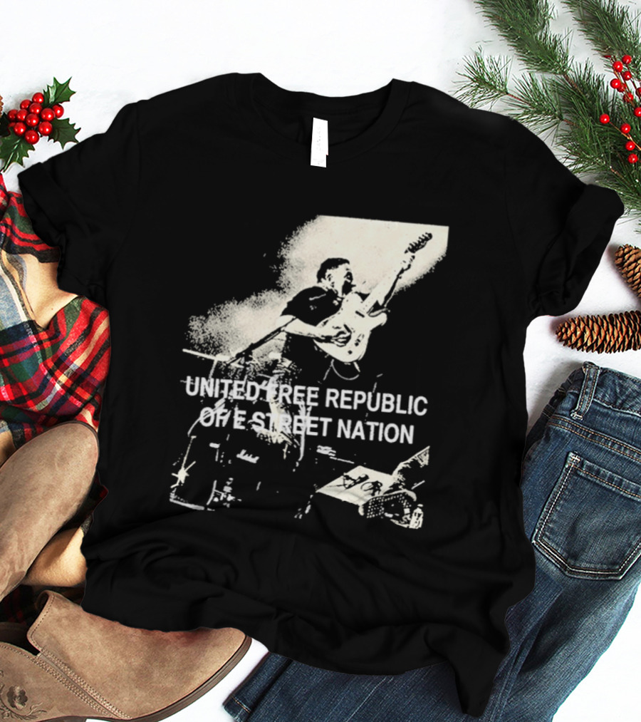 Bruce Springsteen 2026 Land Of Hope And Dreams American Tour United Free Republic One Street Nation T-Shirt