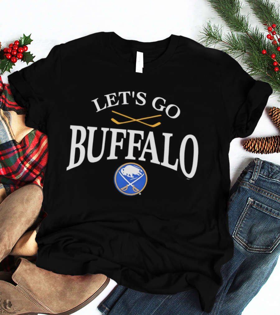 Let's Go Buffalo Sabres Royal Cross Town T-Shirt