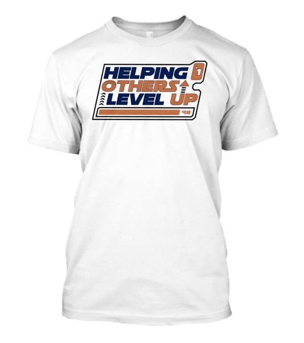 Helping Others Level Up Gaming Inspired Design With Arrow And Plus One T-Shirt