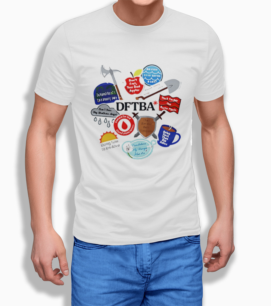 DFTBA Don't Forget To Be Awesome Bad Apple Touhou Project T-Shirt