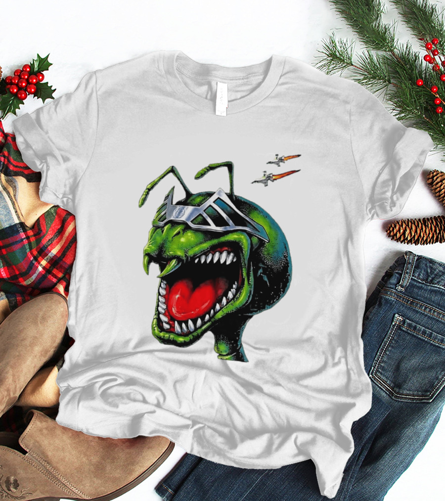 Hellstar Anthony Edwards Ant Man Alien Creature With Sunglasses And Spacecrafts T-Shirt