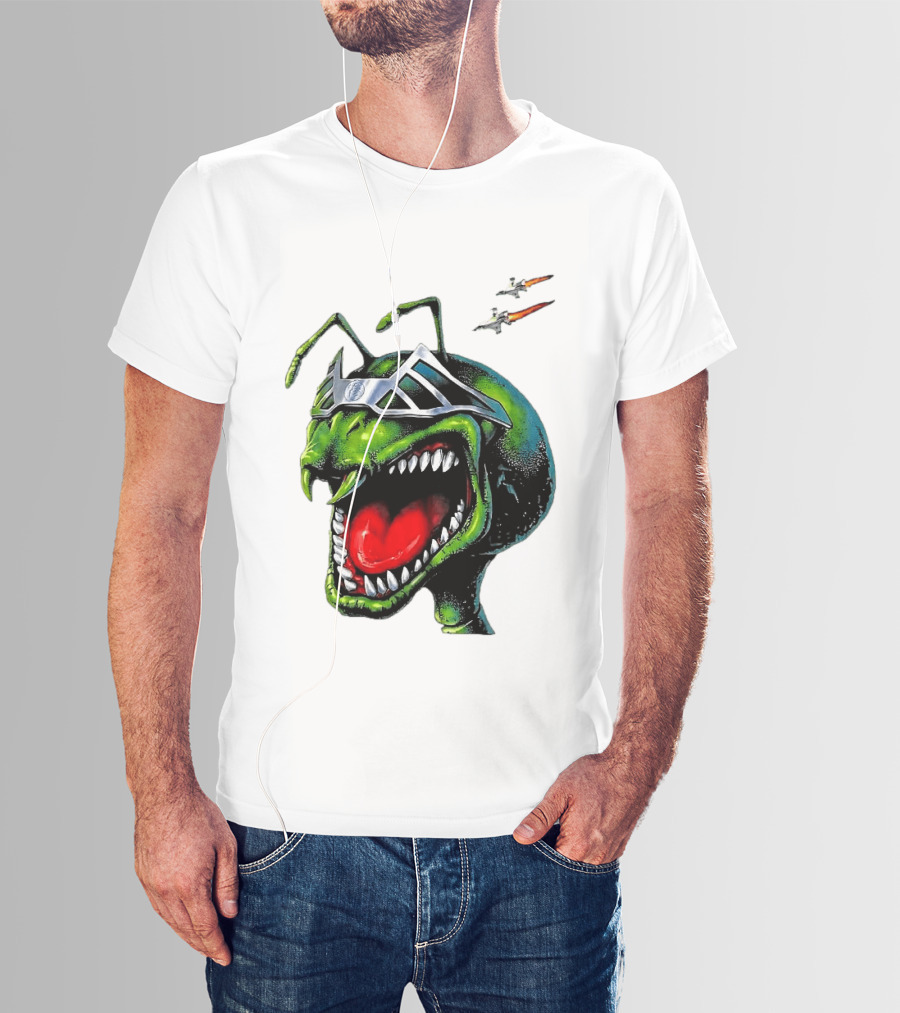 Hellstar Anthony Edwards Ant Man Alien Creature With Sunglasses And Spacecrafts T-Shirt