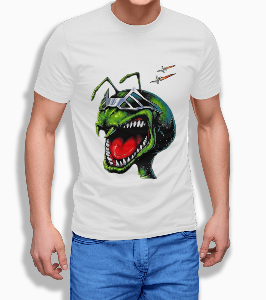 Hellstar Anthony Edwards Ant Man Alien Creature With Sunglasses And Spacecrafts T-Shirt