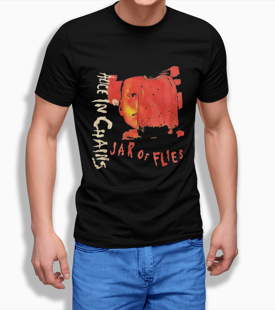 Alice In Chains Jar Of Flies Album Art Face T-Shirt