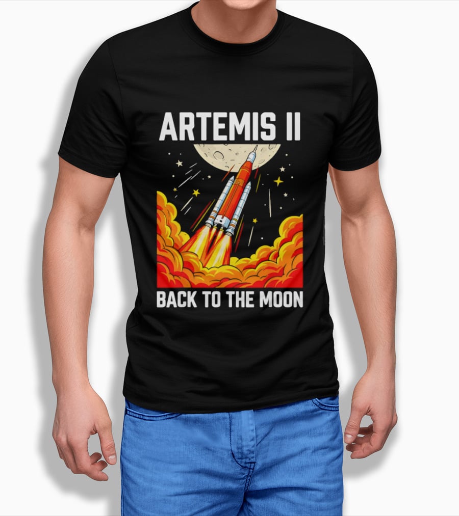 Artemis II Moon Mission Rocket Launch Back To The Moon T-Shirt