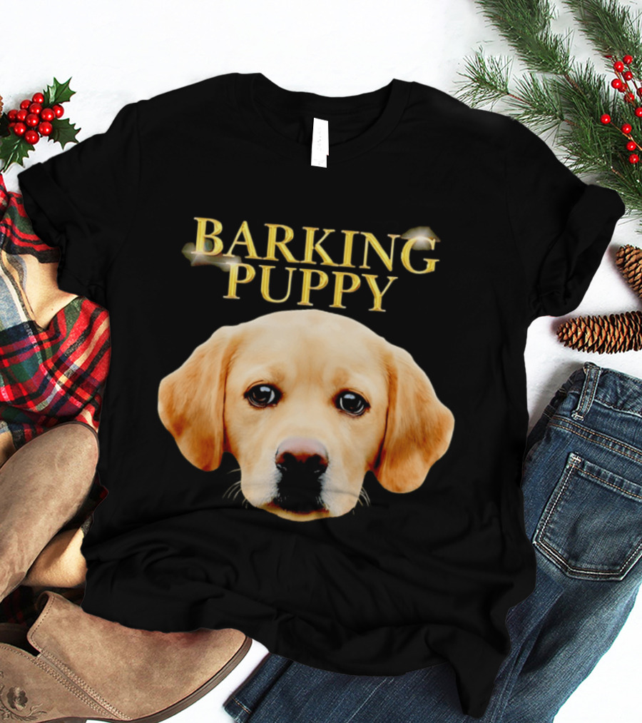 Barking Puppy Marley And Me Dog Labrador Retriever T-Shirt
