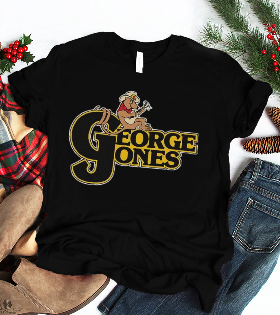 George Jones Possum Playing Guitar T-Shirt