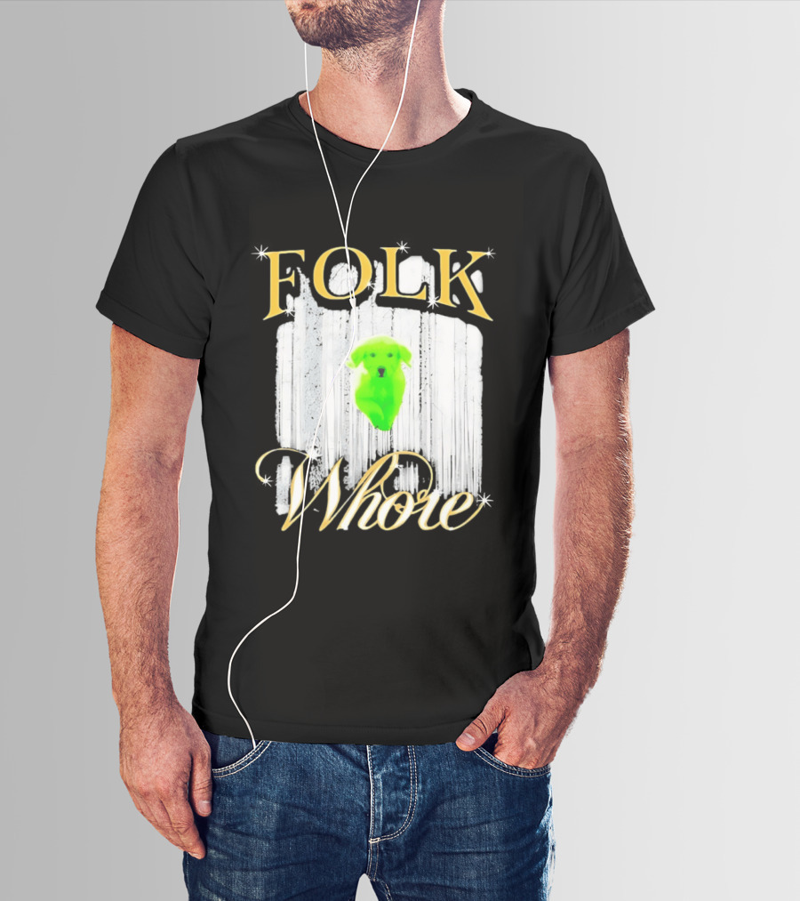 Green Dog Folk Whore T-Shirt