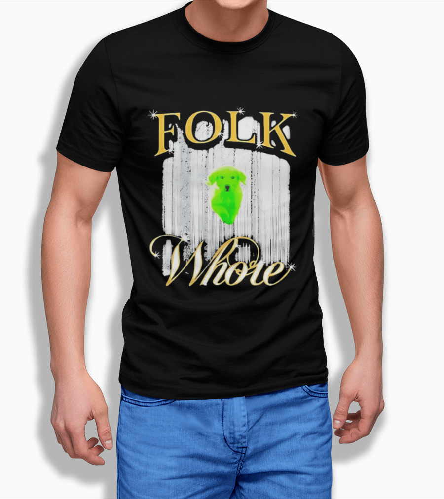 Green Dog Folk Whore T-Shirt