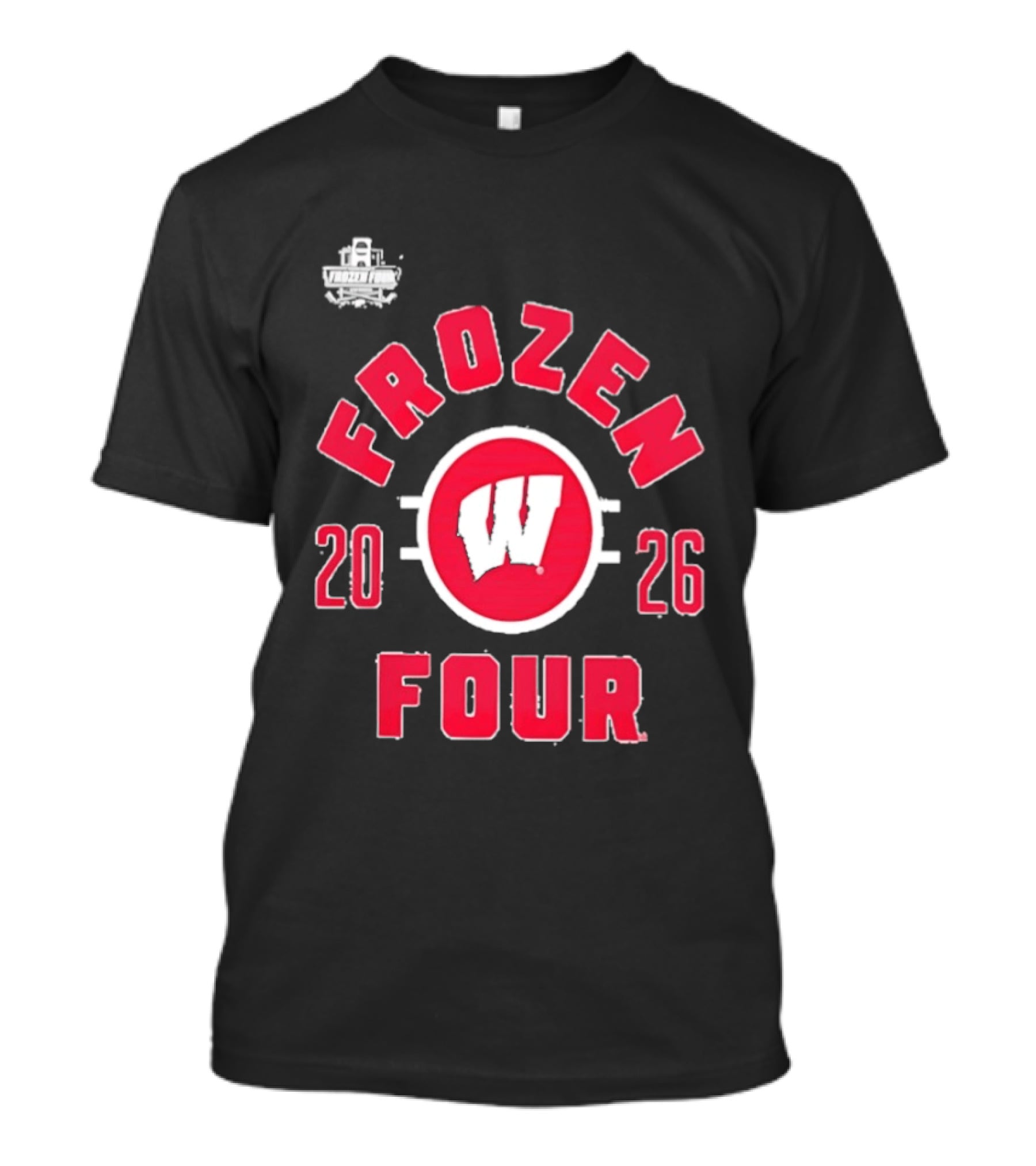 Wisconsin Badgers 2026 Frozen Four NCAA Men's Hockey Championship T-Shirt