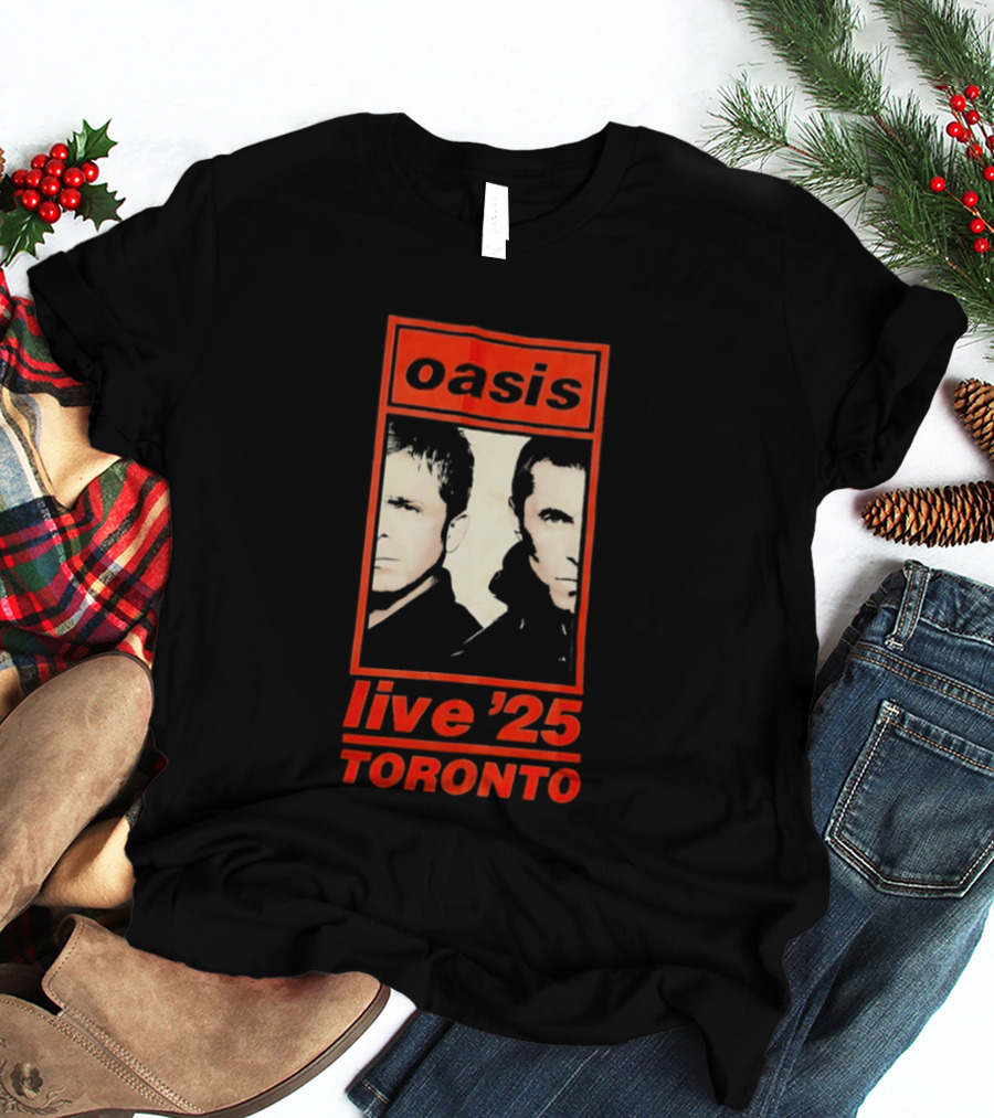 Oasis Live '25 Toronto Concert Event T-Shirt