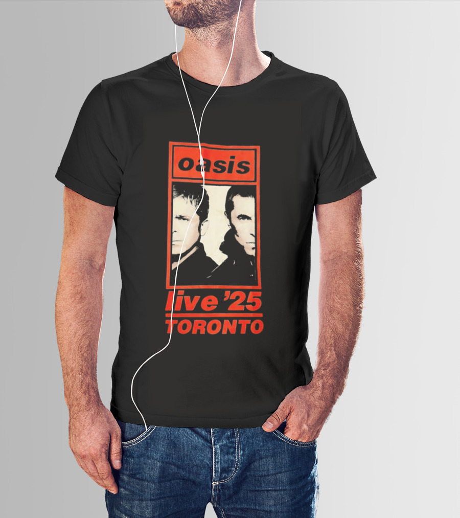 Oasis Live '25 Toronto Concert Event T-Shirt