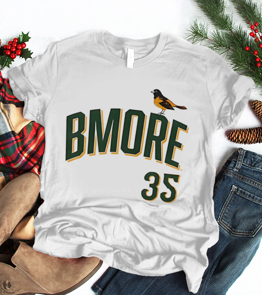 Baltimore Orioles Bmore 35 City Connect Bird T-Shirt