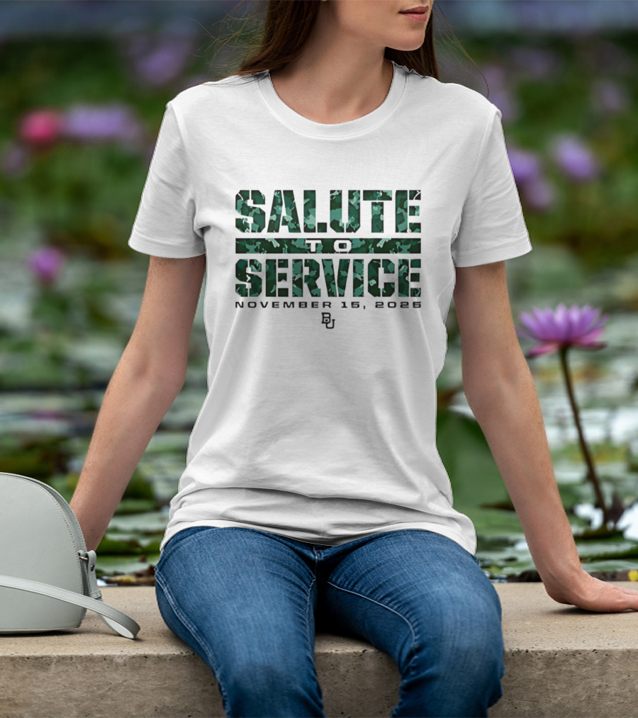Baylor Bears Salute To Service November 18 2023 BU T-Shirt