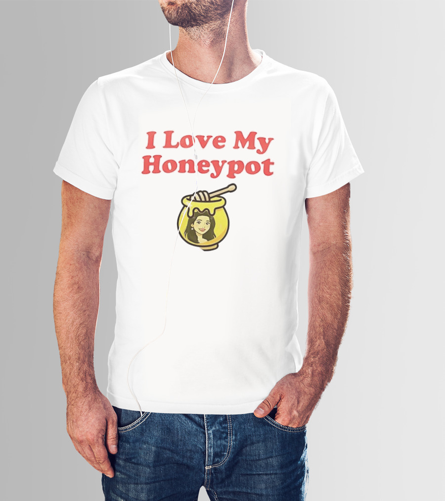 I Love My Honeypot Jar With Woman Inside T-Shirt