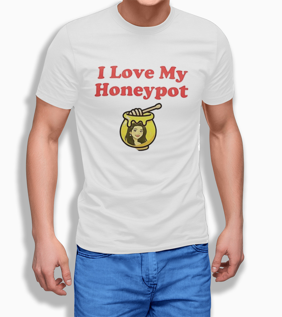 I Love My Honeypot Jar With Woman Inside T-Shirt
