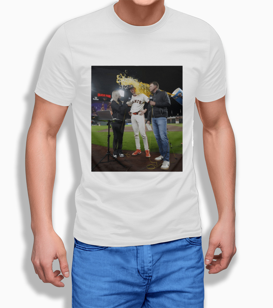 Daniel Susac Interview Oracle Park San Francisco Giants Celebration Moment T-Shirt