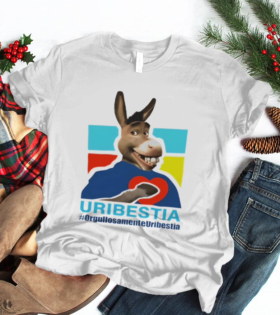 Donkey From Shrek Uribestia OrgullosamenteUribestia Hashtag T-Shirt