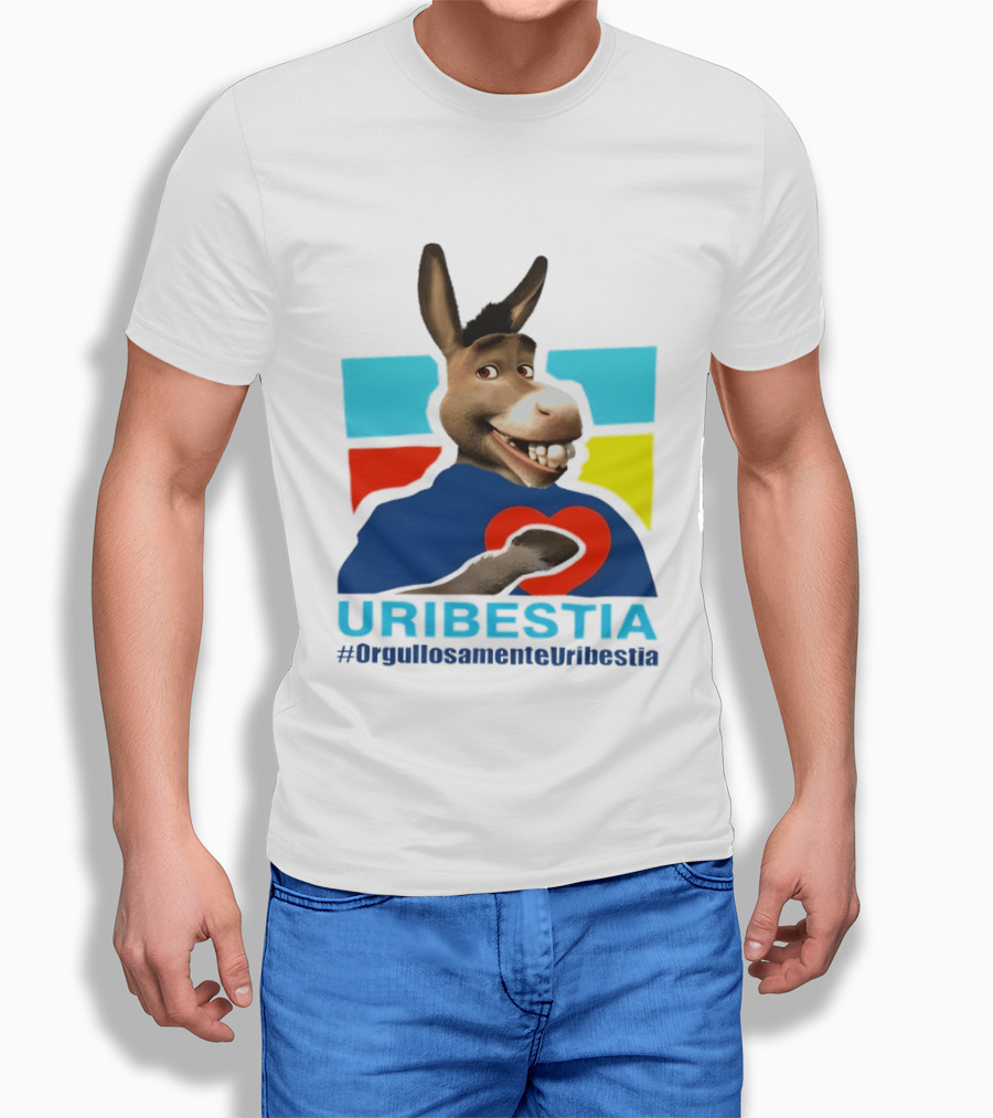 Donkey From Shrek Uribestia OrgullosamenteUribestia Hashtag T-Shirt