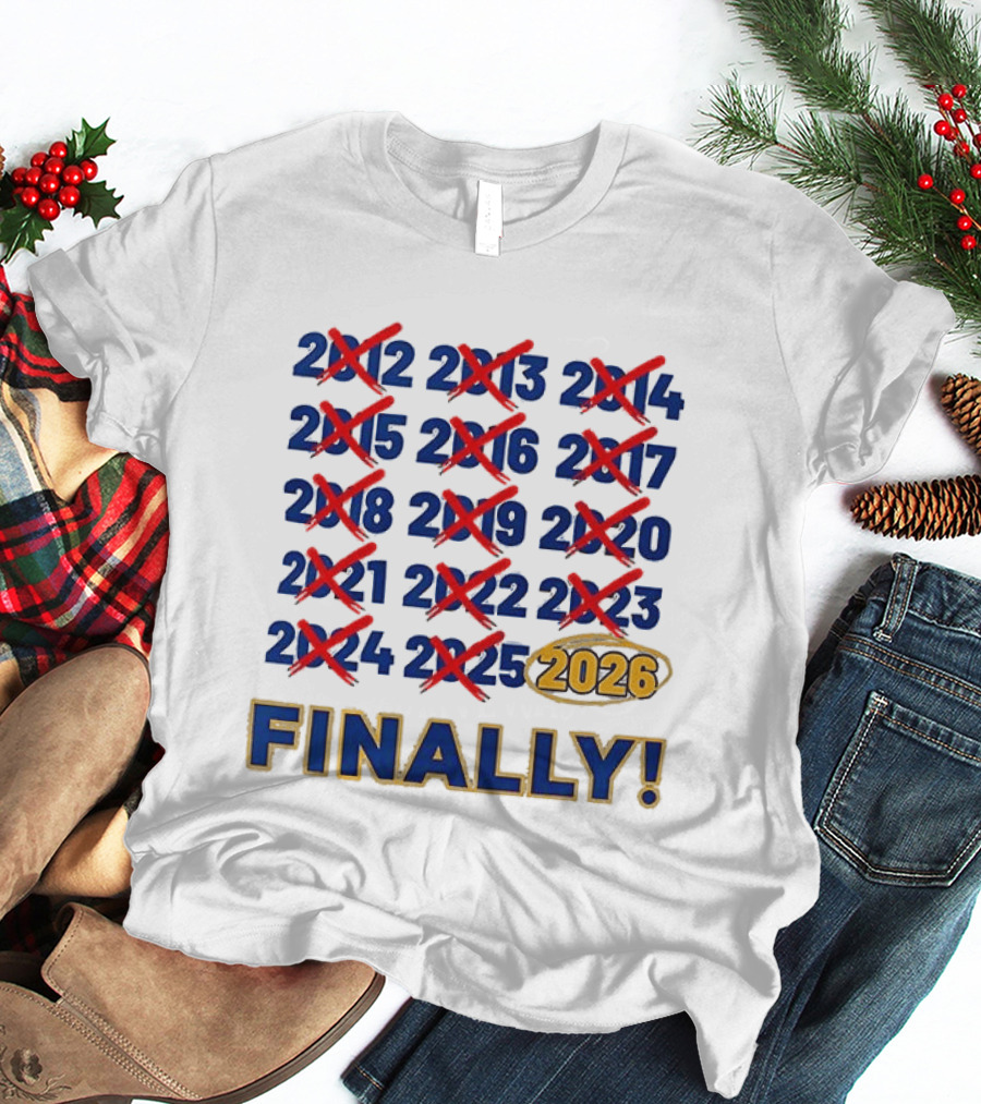 Finally 2026 Buffalo Sabres NHL T-Shirt