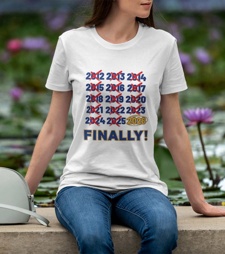 Finally 2026 Buffalo Sabres NHL T-Shirt