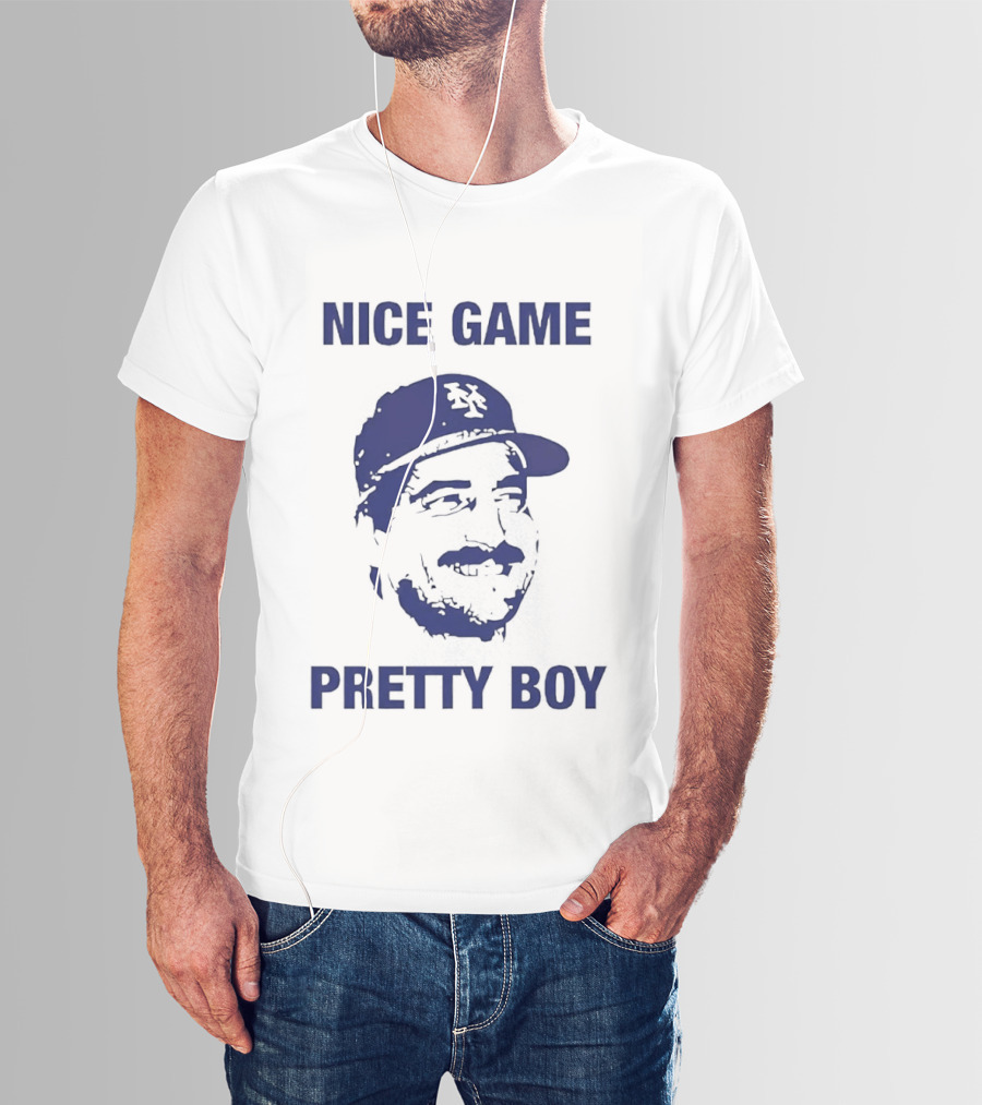 Nice Game Pretty Boy Keith Hernandez New York Mets Villain Line T-Shirt