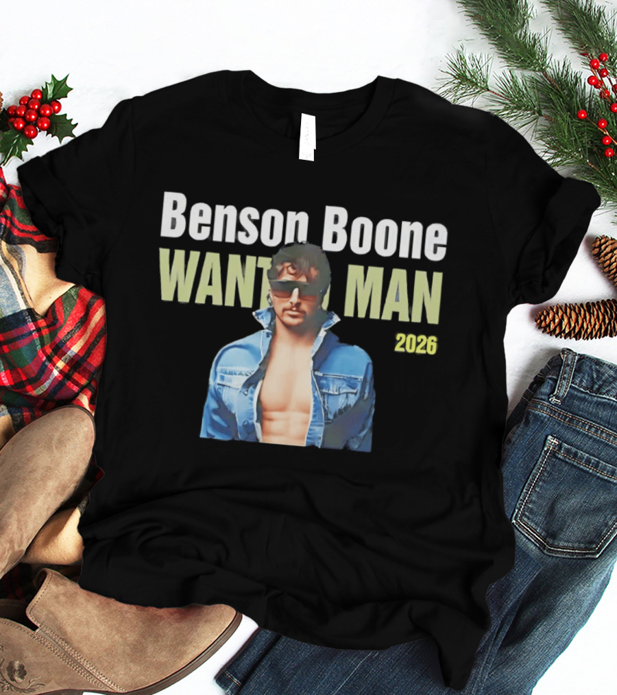 Benson Boone Wanted Man 2026 Tour T-Shirt