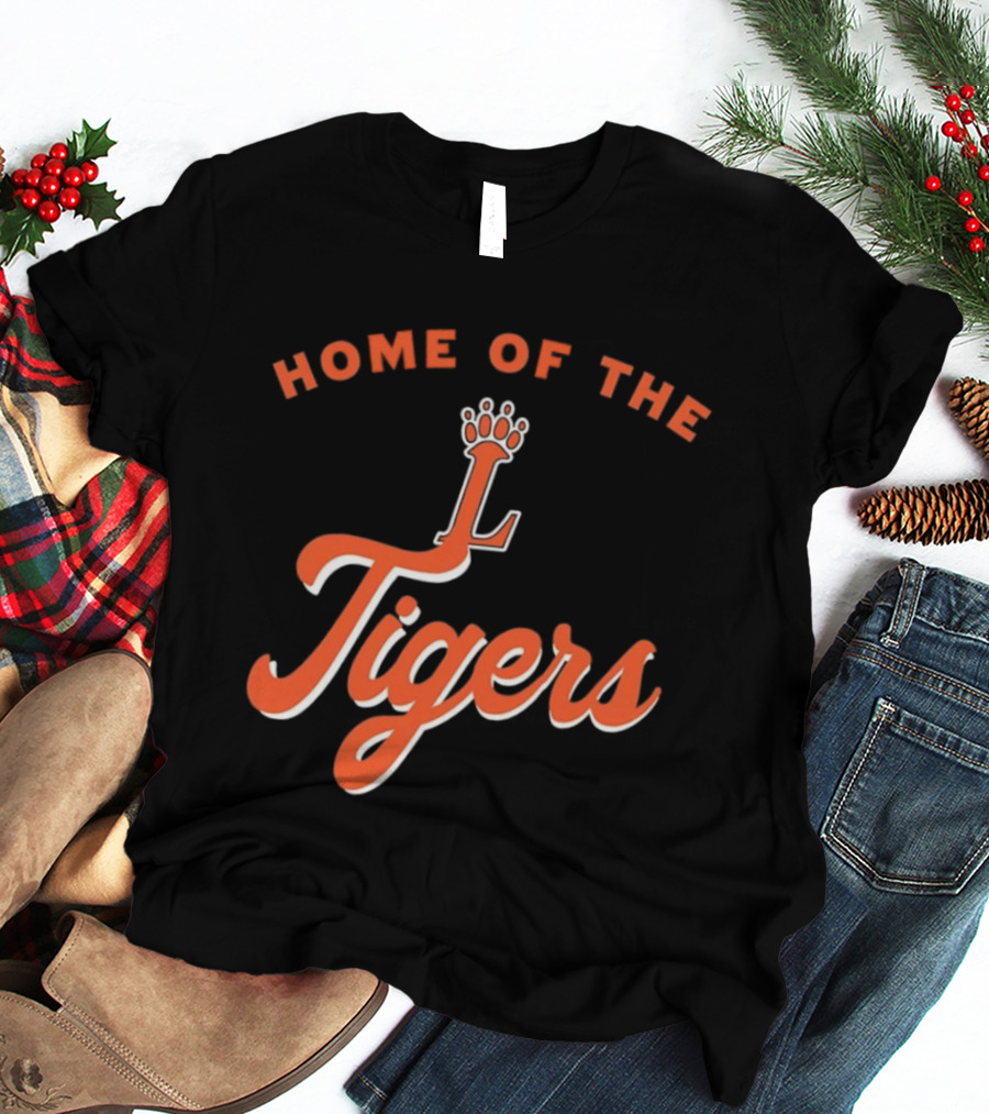 Loveland High School Home Of The Tigers Orange Crowned T-Shirt