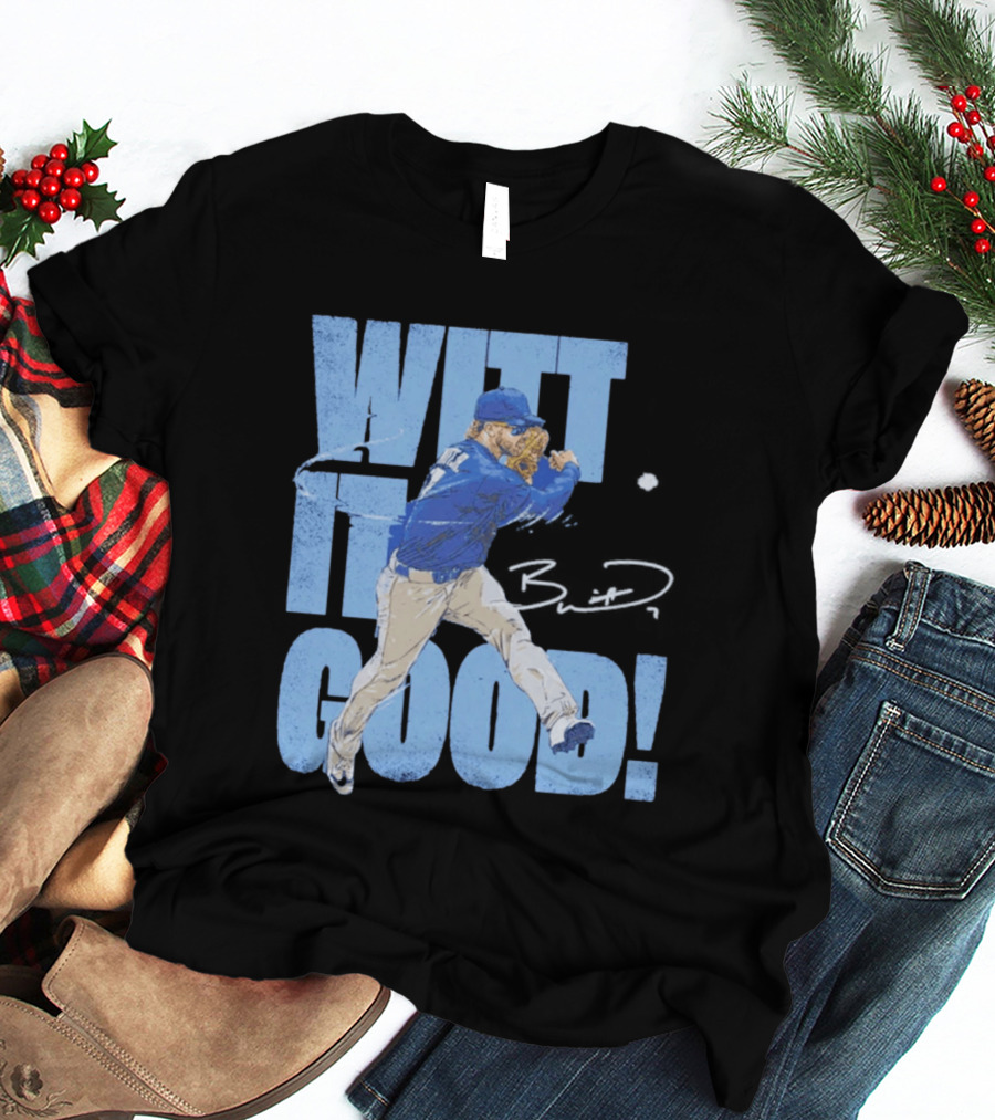 Bobby Witt Jr Kansas City Royals Witt It Good Celebrating Baseball Excellence T-Shirt
