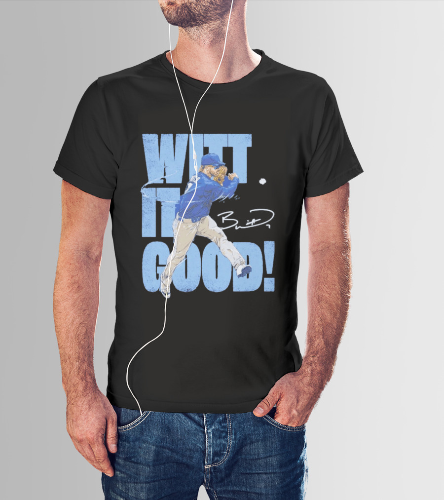 Bobby Witt Jr Kansas City Royals Witt It Good Celebrating Baseball Excellence T-Shirt
