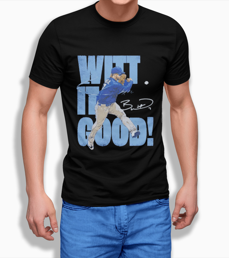Bobby Witt Jr Kansas City Royals Witt It Good Celebrating Baseball Excellence T-Shirt