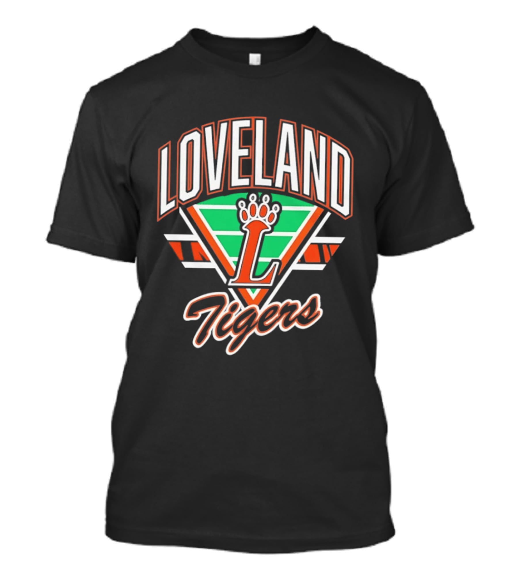 Loveland Tigers Football Gridiron Team T-Shirt