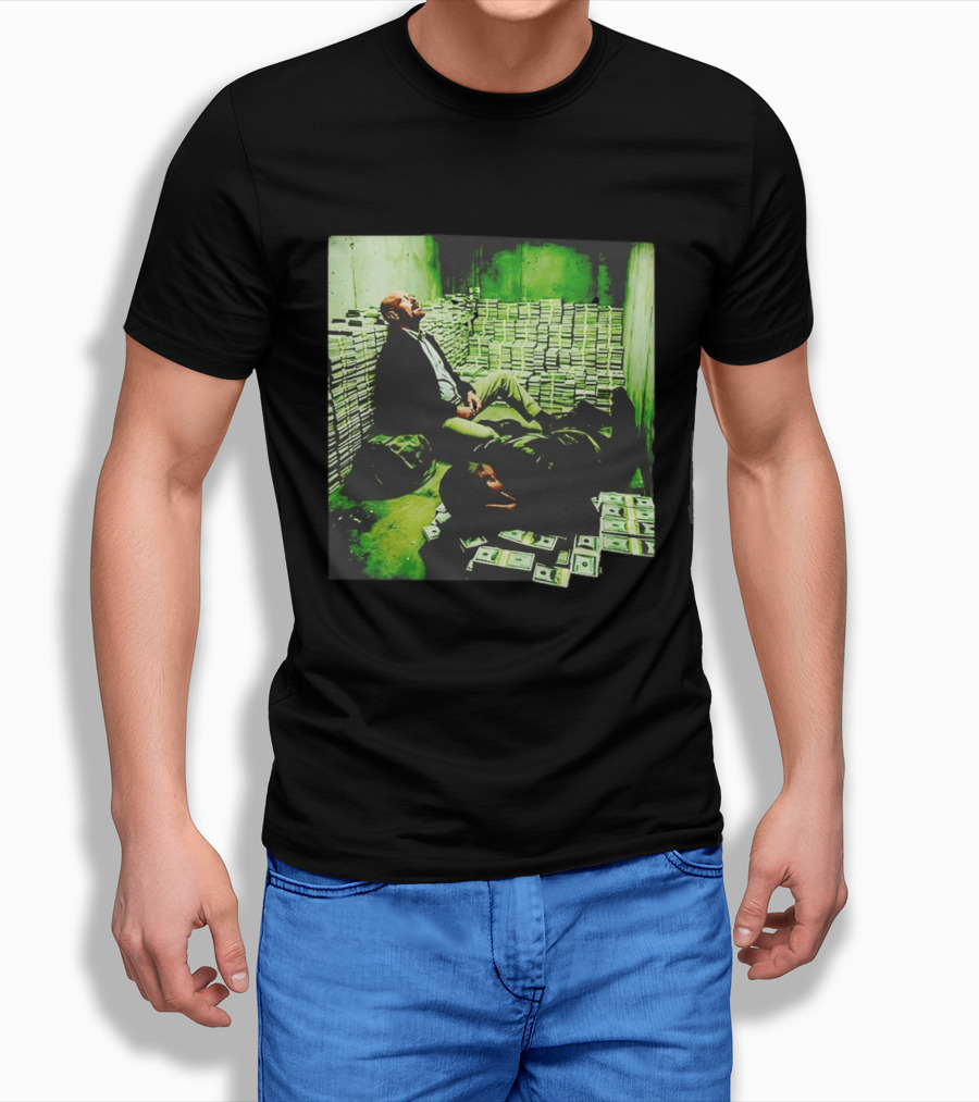 Breaking Bad Walter White Money Stacks Scene Heisenberg Transformation T-Shirt