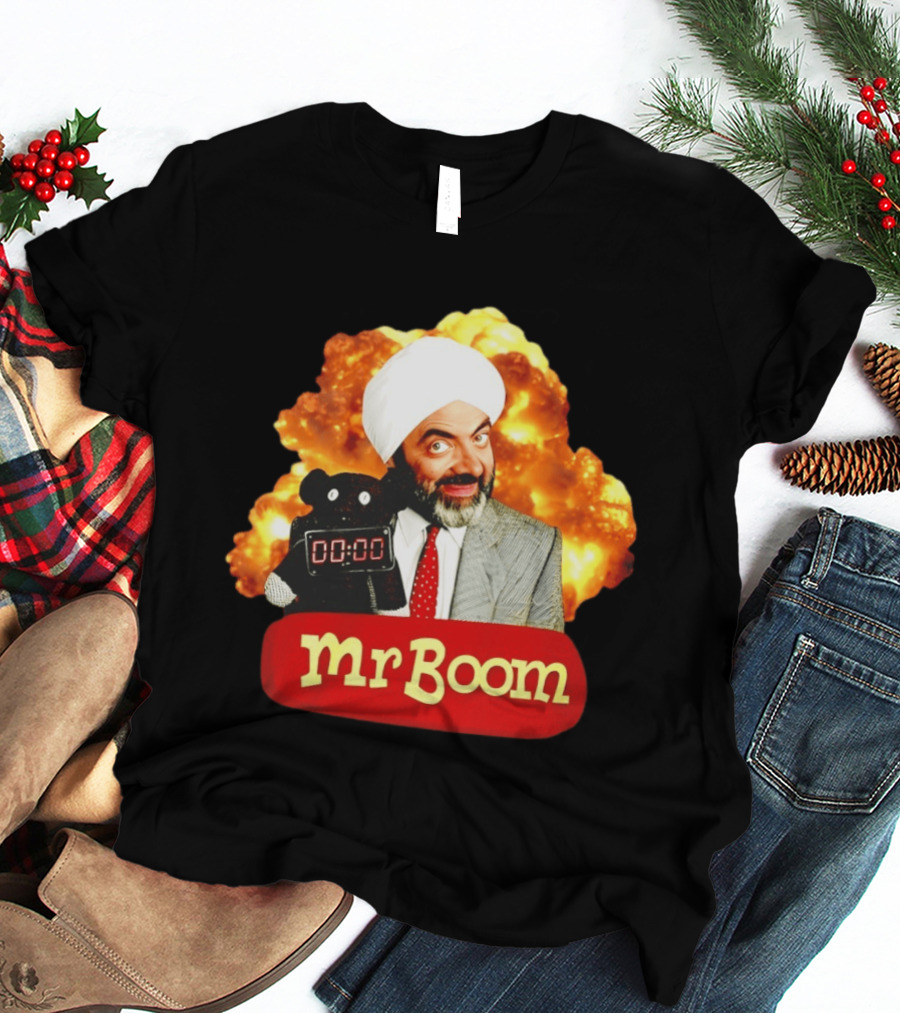Mr Boom Meme Explosion Countdown Teddy T-Shirt