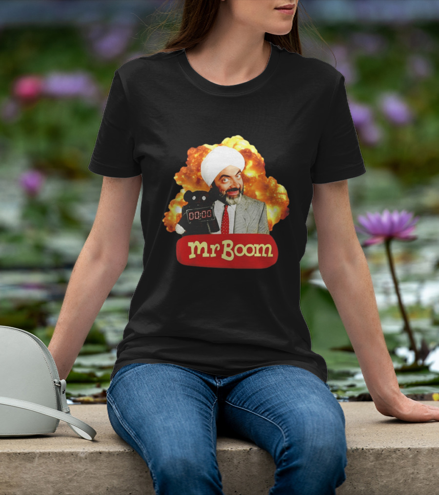 Mr Boom Meme Explosion Countdown Teddy T-Shirt