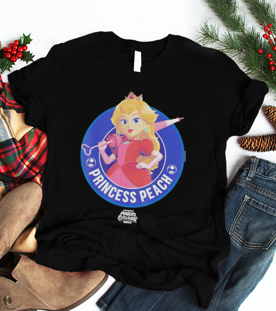 Princess Peach Super Mario Galaxy Movie Adventure T-Shirt