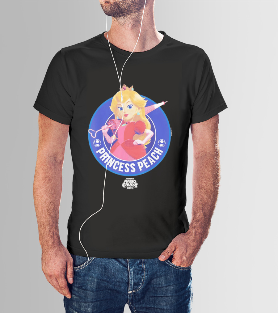 Princess Peach Super Mario Galaxy Movie Adventure T-Shirt