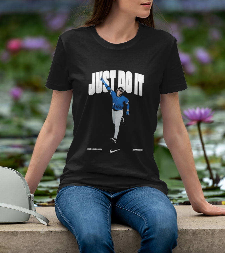 Just Do It Nike Baseball Chieh Hsien Chen Outfielder T-Shirt