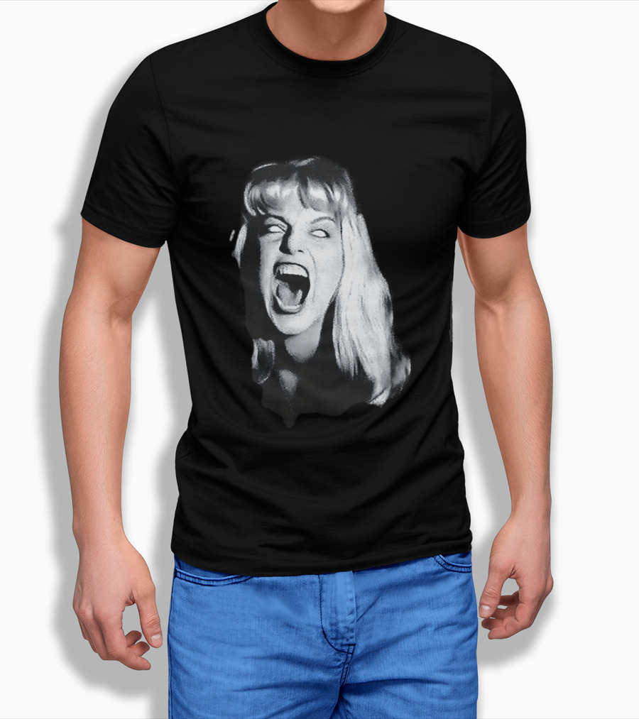 Laura Palmer Scream Twin Peaks Horror T-Shirt