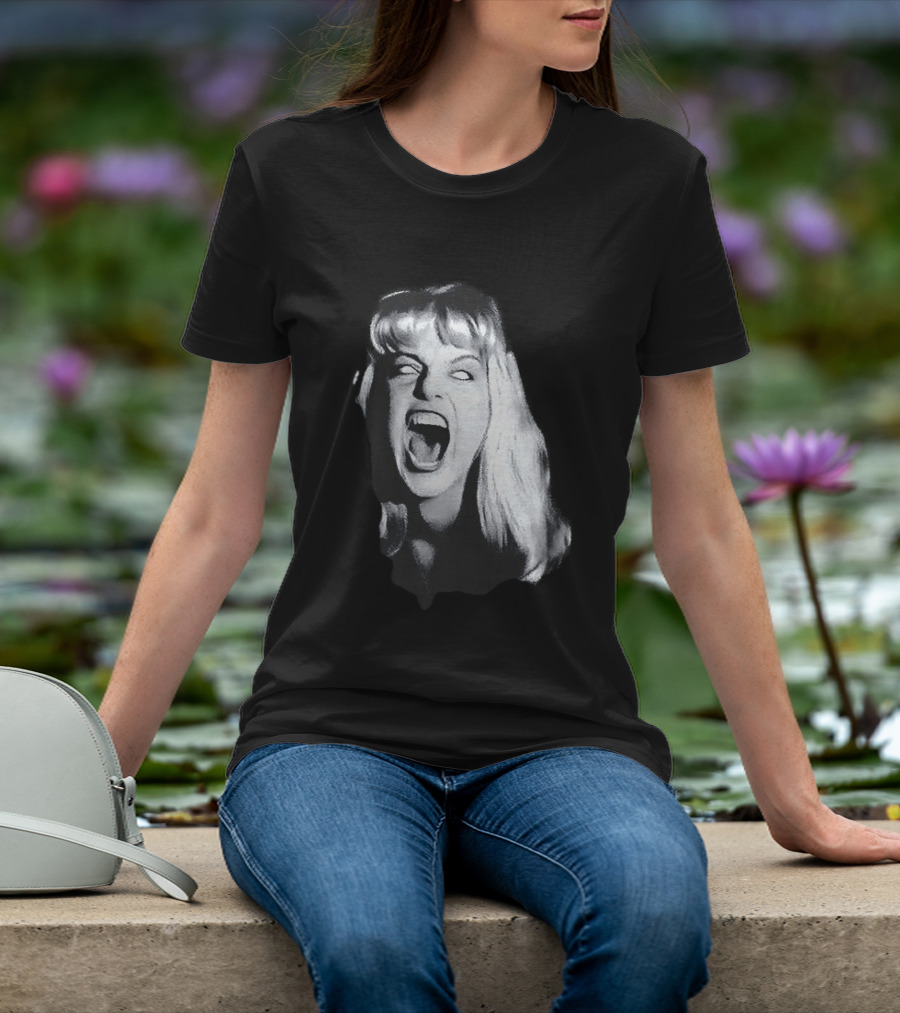 Laura Palmer Scream Twin Peaks Horror T-Shirt
