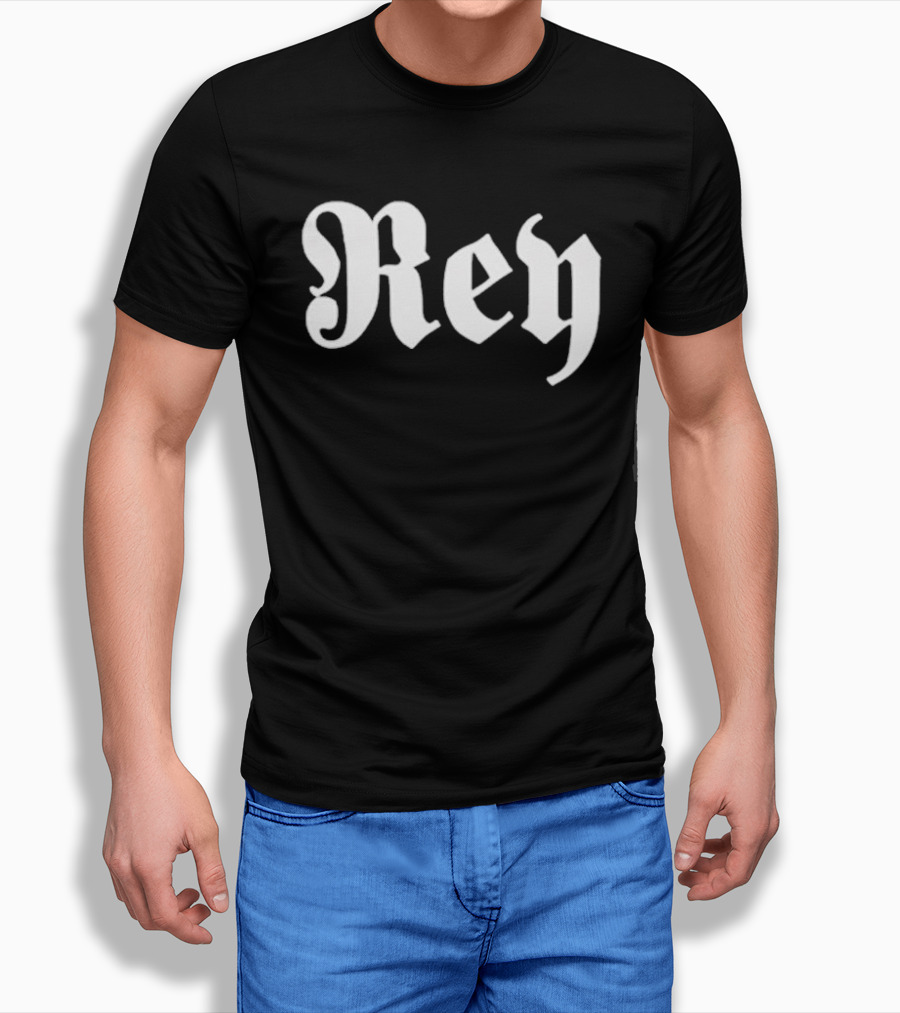 Rey Mysterio Hey Gothic Font T-Shirt